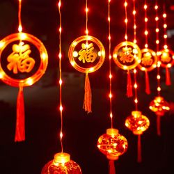 阿妈家 过年灯笼2023新款大红灯笼挂饰新年led灯春节阳台户外装饰品布置