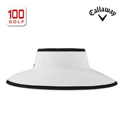 Callaway 卡拉威 高尔夫球帽全新ALLURE VISOR休闲运动无顶遮阳帽