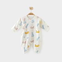 新生婴儿儿蝴蝶衣春秋连体衣初生儿纯棉哈衣爬服小老虎宝宝和尚服