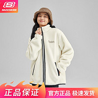 SKECHERS 斯凯奇 秋冬舒适百搭男女同款立领抓绒衣针织外套时尚休闲L323U168