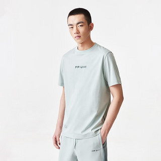 杰克·琼斯（JACK&JONES）夏季款弹力清爽胶印腰果花胶印圆领立体logo短袖T恤男款224201050 清灰色C47 清灰色C47 165/88A/XS