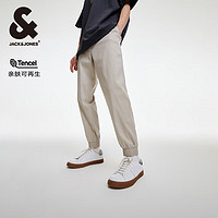 杰克·琼斯（JACK&JONES）杰克琼斯夏季男士时尚纯色舒适百搭束脚休闲裤子男装 石灰色A00 石灰色A00 165/72A/XSR