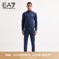 阿玛尼EMPORIO ARMANI24春季EA7男装大徽标装饰运动套装