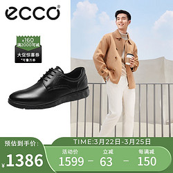 ecco 爱步 男正装鞋 德比鞋 S 轻巧混合520304