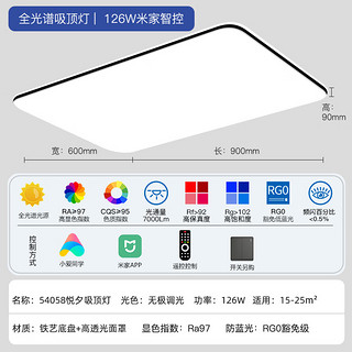 FSL佛山照明吸顶灯套餐悦夕126W米家智能全屋智能三室一厅