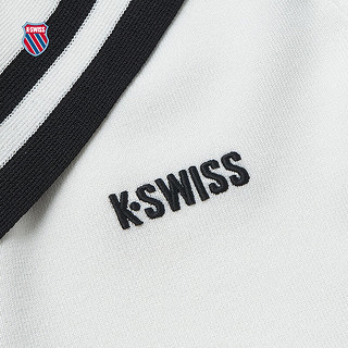 盖世威（K·SWISS）女外套 24夏季 休闲舒适透气针织外套 199916 115芡实白 S