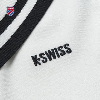盖世威（K·SWISS）女外套 24夏季 休闲舒适透气针织外套 199916 115芡实白 2XL