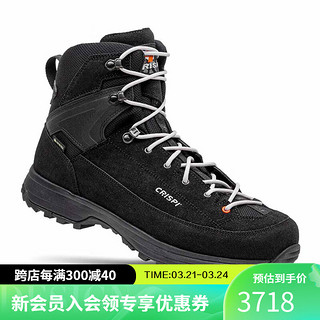 CRISPI高帮徒步鞋意大利户外秋冬登山靴A WAY HIGH GTX（24年） 黑色 18609999 37