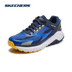 skechers斯凯奇跑步鞋男休闲鞋潮流黑色老爹鞋减震轻便男鞋232743