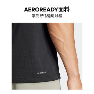adidas澳洲网球大满贯系列运动上衣短袖T恤男阿迪达斯 黑色 A/S