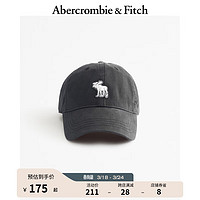 ABERCROMBIE & FITCH男装 美式百搭时尚小麋鹿棒球帽 357227-1 深灰色 ONE SIZE