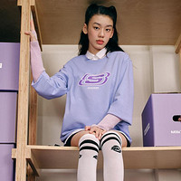 SKECHERS 斯凯奇 春季奶茶色卫衣男女款套头运动卫衣情侣款