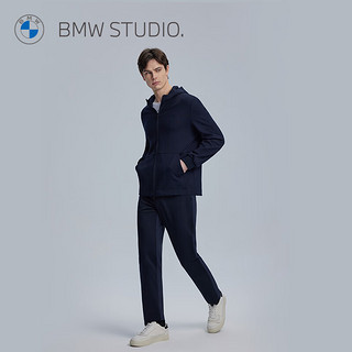 BMW Studio宝马studio 2024年春夏男装纯羊毛舒适针织休闲裤 NAVY 40