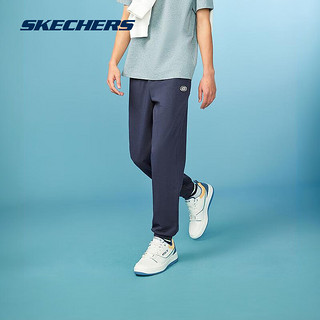 斯凯奇（Skechers）裤子男女同款2024春季休闲裤运动户外宽松黑色长裤L224M067 男款-奥德赛灰/026R S