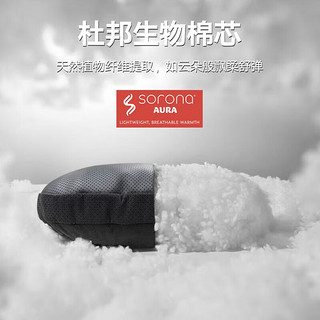 固特异（Goodyear）两用汽车头枕车载迈巴赫头枕奔驰汽车护颈枕 【Sorona双面】棕色气囊枕1个