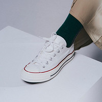 CONVERSE 匡威 Chuck 70S 三星标低帮帆布鞋男女款休闲鞋小白鞋