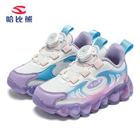 哈比熊（HOBIBEAR）童鞋女童运动鞋春秋新款网面透气儿童女孩小学生中大童休闲鞋 单层 GS8162