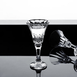 BOHEMIA捷克白酒杯水晶玻璃子弹杯烈酒杯一口杯烧酒杯家用六只套装 美固白酒杯50ml6支装