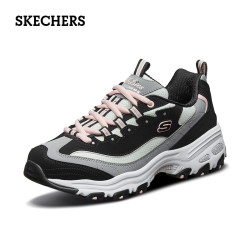 skechers斯凯奇女鞋熊猫鞋春秋季复古运动老爹鞋百搭厚底增高休闲鞋