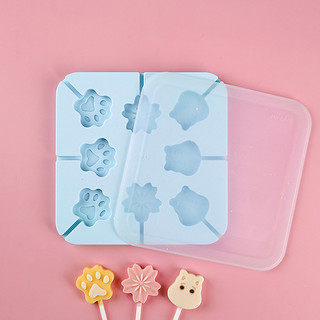 法焙客 奶酪棒棒糖模具食品级硅胶糖果模带盖 婴儿宝宝辅食模具可蒸可煮