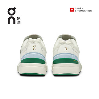 On昂跑×费德勒特别合作 THE ROGER Centre Court 2 男款运动休闲 White/Green 白色/绿色 40