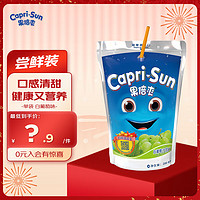 Capri-Sun 果倍爽 迪拜进口饮料 儿童果汁不添加甜味剂 尝鲜装 白葡萄味 200ml*1袋