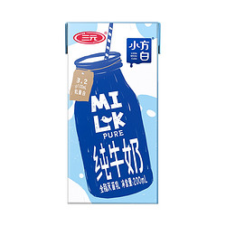 SANYUAN 三元 小方白纯牛奶200ml*24盒