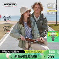 诺诗兰【蝉翼15】户外防晒衣2024男女防紫外线UPF50+蝉翼防晒服 鼠尾草绿色-女 160