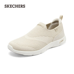 skechers斯凯奇女鞋2024年春季新款一脚蹬休闲鞋懒人网布平底单鞋