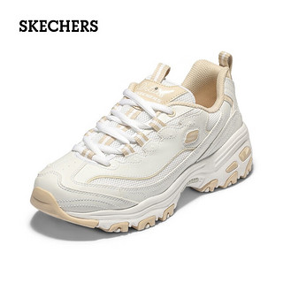 SKECHERS 斯凯奇 女鞋2024春季新款休闲运动鞋熊猫鞋厚底增高老爹鞋