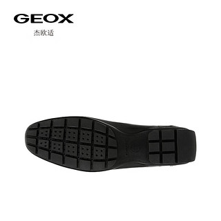 GEOX杰欧适男鞋经典款舒适时尚一脚蹬乐福鞋（豆豆鞋）U44Q6D 黑色 C9999 40