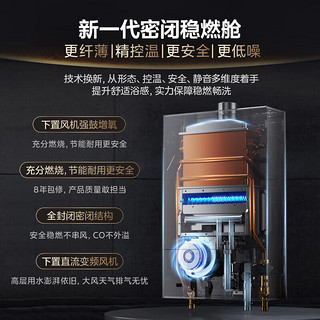 Midea 美的 JSQ25-MATE致薄 强排式燃气热水器 13L 25kW