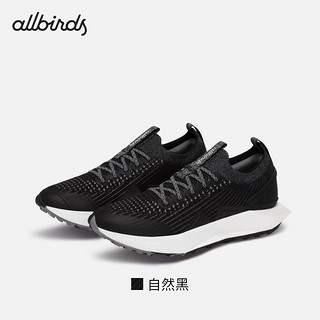 Allbirds Tree Flyer 2（）绿科技轻量跑鞋二代减震厚底运动跑鞋 自然黑 38.5 女码