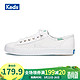  Keds 皮质镂空小白鞋WH56115　