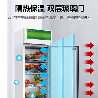 圣托（Shentop）冷藏冰柜冷藏柜冰箱 单门展示柜校园单位食堂保鲜冷藏柜 STLW-LY280H