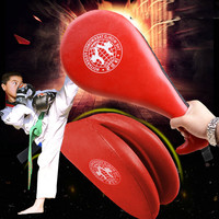 XIANGWEI 翔威 跆拳道踢靶儿童跆拳道脚靶脚板脚把手靶双叶训练靶鸡腿靶训练器材