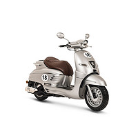 PEUGEOT 标致 摩托Django姜戈150cc SBC版国四电喷复古踏板摩托车 闪光银 定金