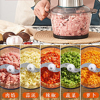 XiangCai 香彩 绞肉机家用电动多功能打馅碎肉碎菜料理机搅拌机全自动蒜泥机