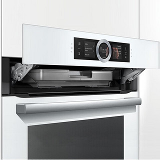 博世（BOSCH）HSG656EW1W嵌入式烤箱白天鹅8系氧化自清洁 4D热风烤 4D热风烤