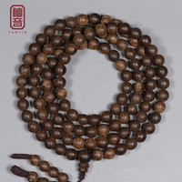 TANYIN 檀音 越南芽庄软丝老料奇楠种7mm108颗沉香念珠手串男女款收藏级精品 6分沉水浮，16.12克