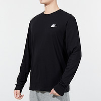 88VIP：NIKE 耐克 运动T恤男装新款长袖上衣黑色卫衣运动服AR5194-010