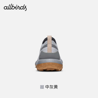 Allbirds Trail Runner SWT （）春夏减震透气越野休闲男女鞋 中灰黄 38.5 女码