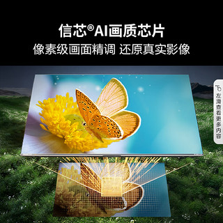 海信电视100E5N Pro+运动加加Gemini分体手柄三合一体感交互手柄套装 100英寸 液晶智能平板电视机