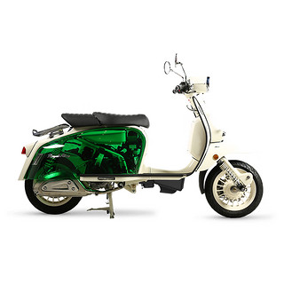 Royal Alloy MT系列GP300 透明壳 复古踏板摩托车 绿色