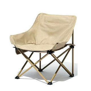 江钓客户外折叠椅月亮椅便携露营椅子沙滩椅太空椅野餐摆摊折叠凳