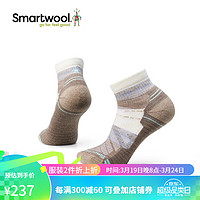 Smartwool 女士徒步功能轻量减震玛格丽特踝袜运动跑步袜袜美利奴羊毛袜1579 自然色100 M（适合脚码38-41）