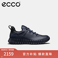 ecco 爱步 运动鞋 2024年春季新款防滑轻便低帮休闲鞋 灵动男鞋525224 午夜蓝52522401303 42