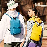 88VIP：Xiaomi 小米 双肩包休闲小背包男女运动包防水学生书包炫彩旅行电脑通用