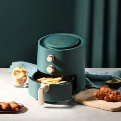 thermos膳魔师eha5711a空气炸锅英伦绿