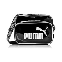 PUMA 彪马 迷你斜挎包 黑色/白色J20072